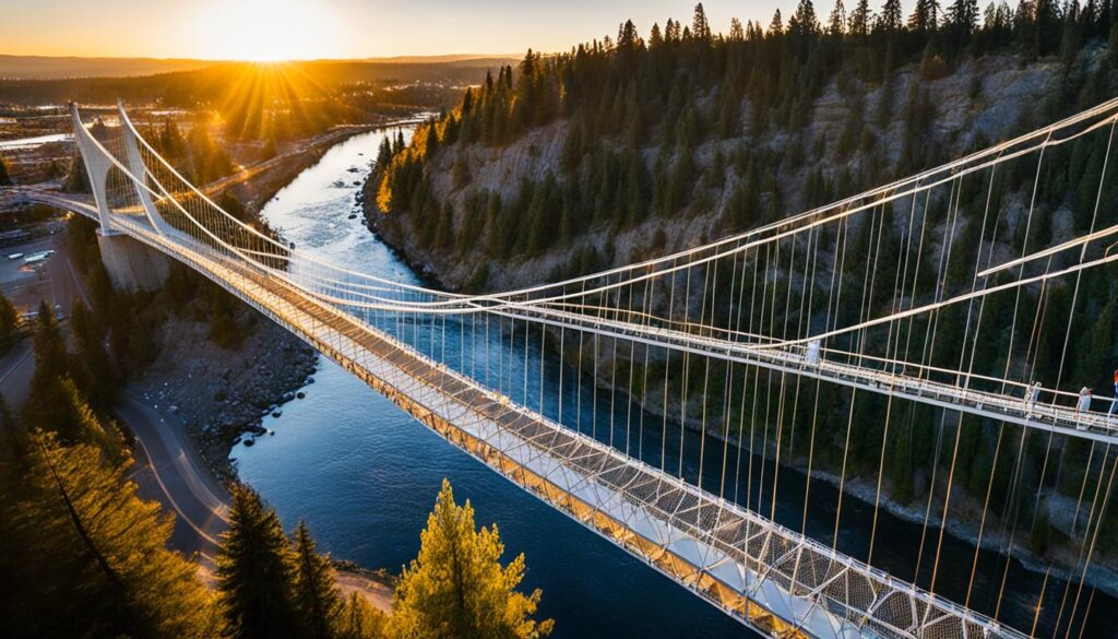 Suspension Bridge Spokane Suspension Bridge Spokane