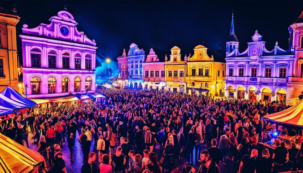 Timisoara's vibrant nightlife scene Timisoara's vibrant nightlife scene