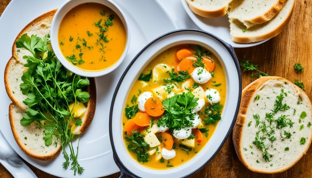 Traditional Romanian Sour Soup Traditional Romanian Sour Soup