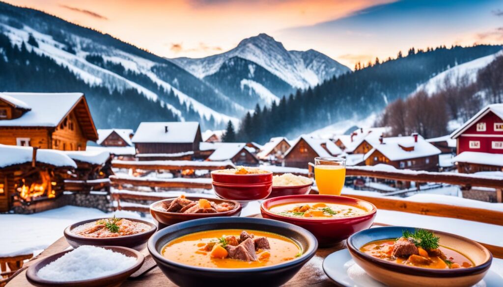 Traditional winter food in Brasov Traditional winter food in Brasov
