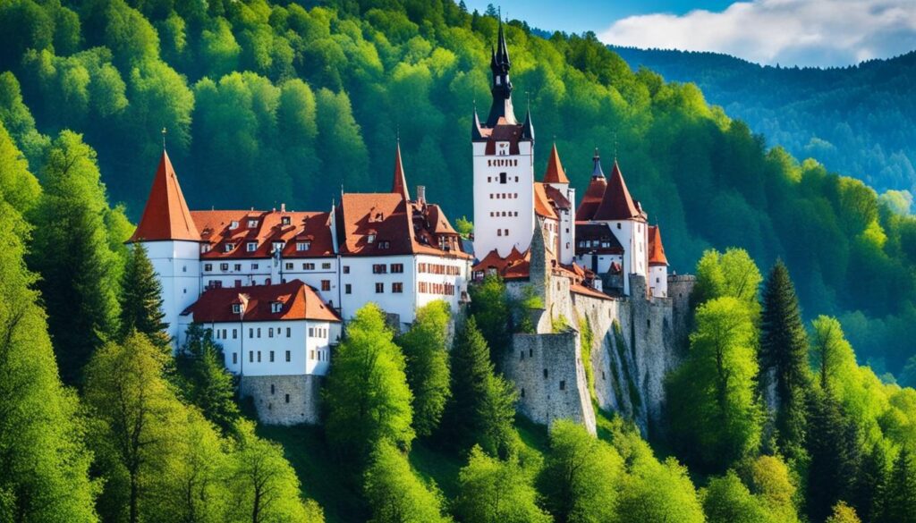 Travel distance from Bran Castle to Brasov Travel distance from Bran Castle to Brasov