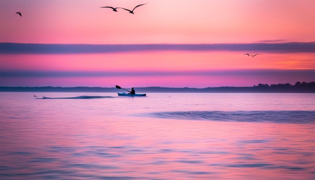 Virginia Beach sunset paddle Virginia Beach sunset paddle