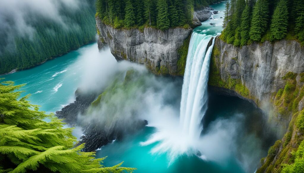 Waterfall in Vancouver Waterfall in Vancouver