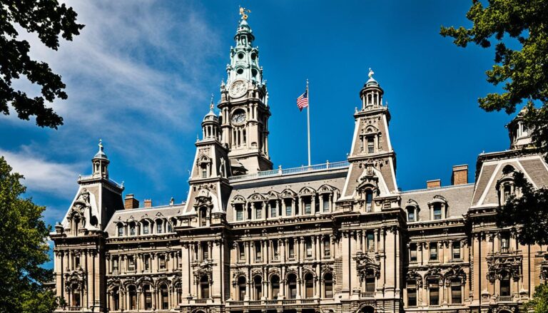 What architectural features make City Hall in Philadelphia special?