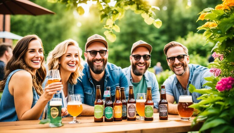 What options are available for relaxing and sampling brews at local breweries?