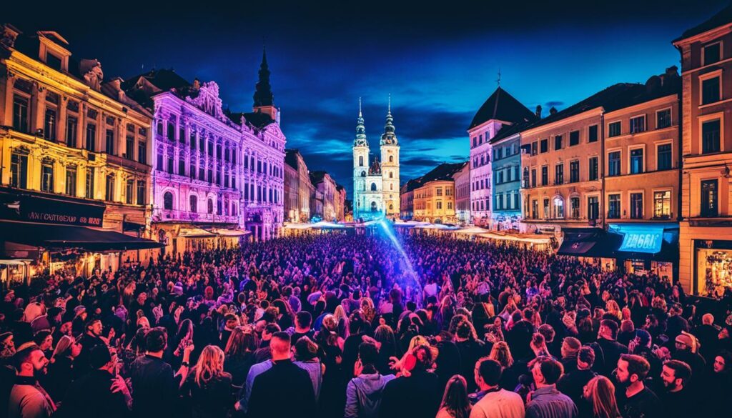 Zagreb nightlife scene Zagreb nightlife scene