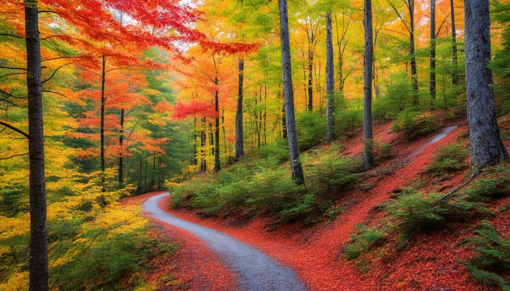 best trails for fall foliage near Augusta best trails for fall foliage near Augusta