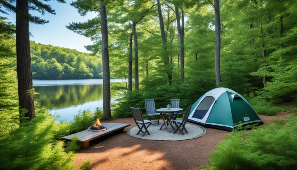 eco-friendly camping experience