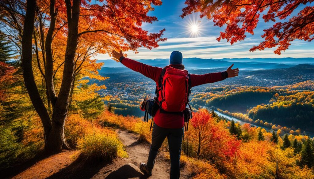 explore Salem fall foliage on hiking trails explore Salem fall foliage on hiking trails