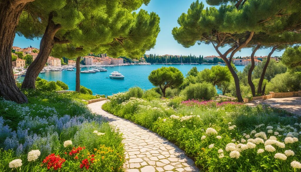 green spaces in Rovinj green spaces in Rovinj