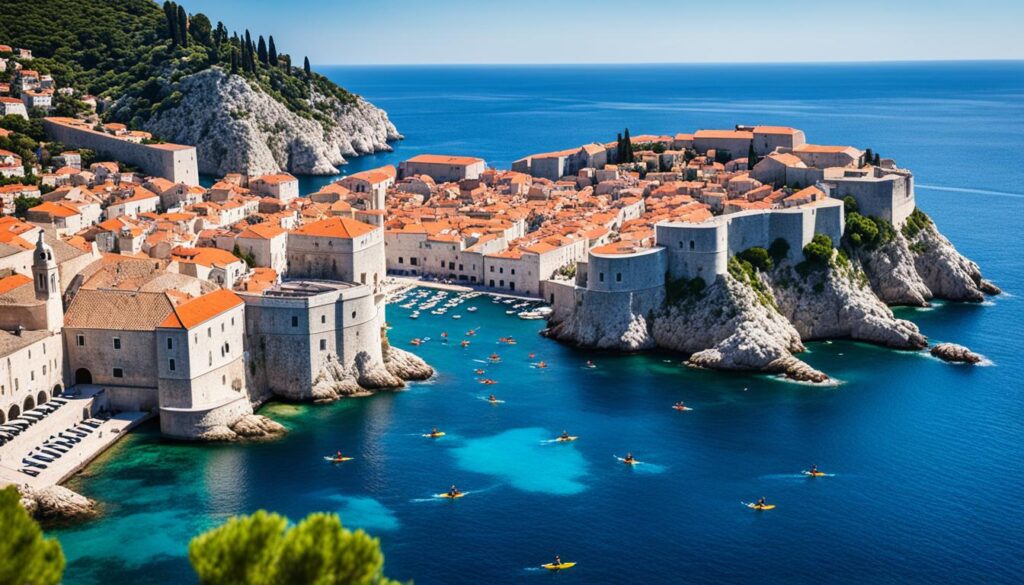 kayaking in Dubrovnik kayaking in Dubrovnik