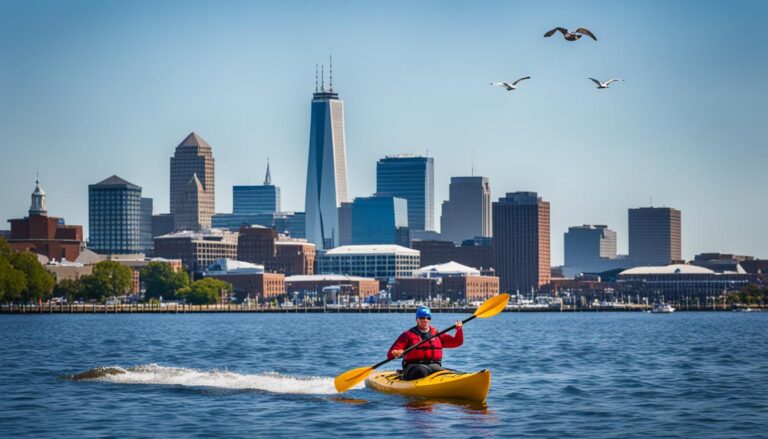 kayaking tours in Norfolk harbor