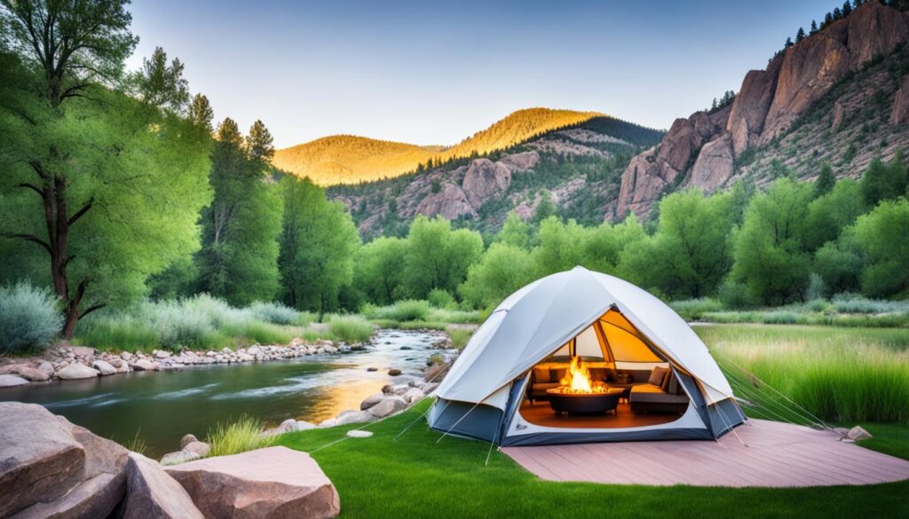 mountain view glamping Colorado mountain view glamping Colorado