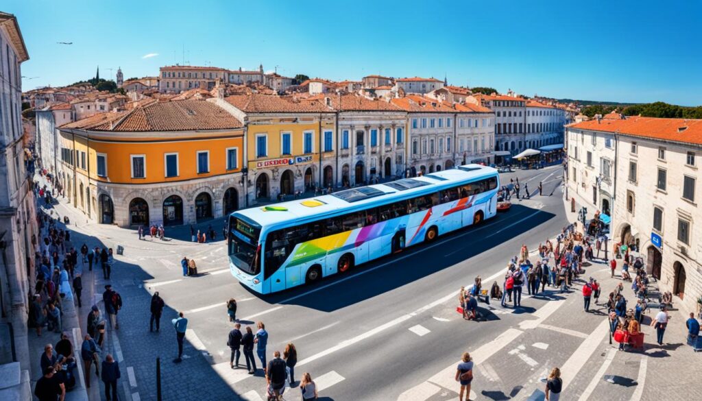 public transportation in Pula public transportation in Pula