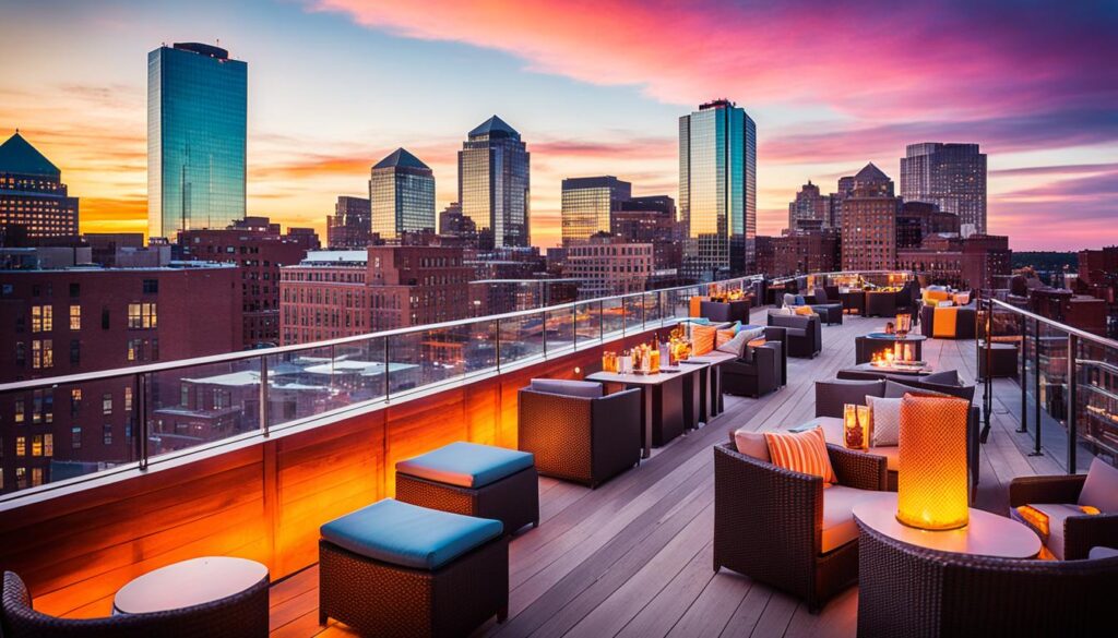 rooftop bars in Boston for evening drinks rooftop bars in Boston for evening drinks