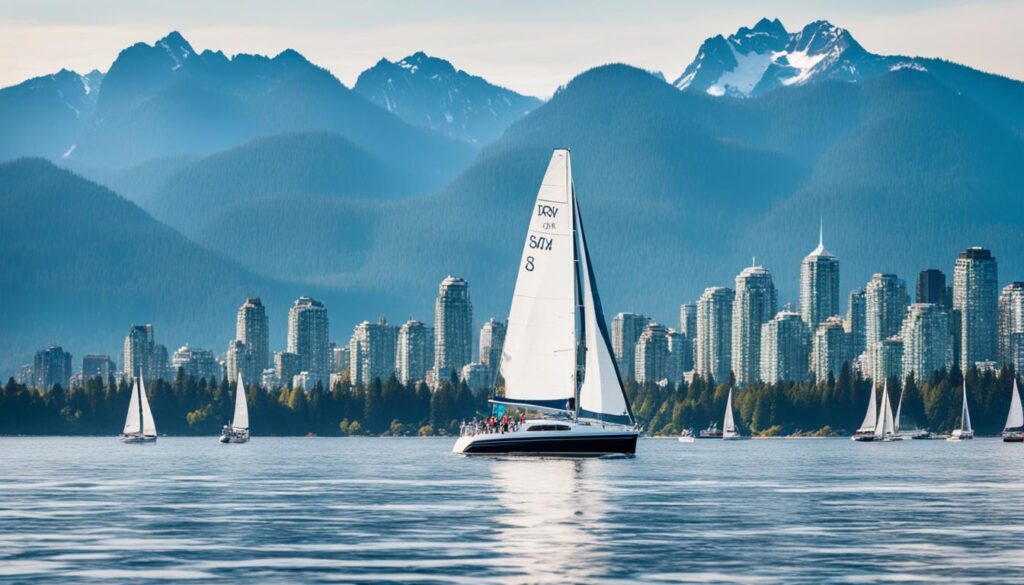 sailing in Vancouver sailing in Vancouver