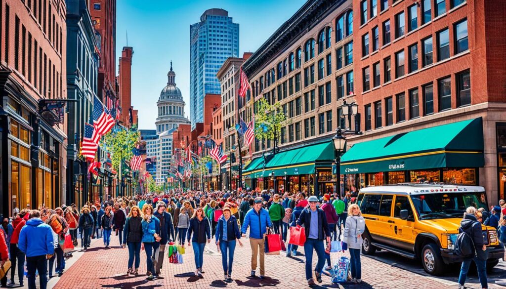 shopping in Boston downtown shopping in Boston downtown