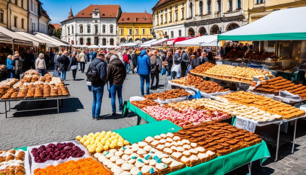 traditional street food in Cluj-Napoca traditional street food in Cluj-Napoca