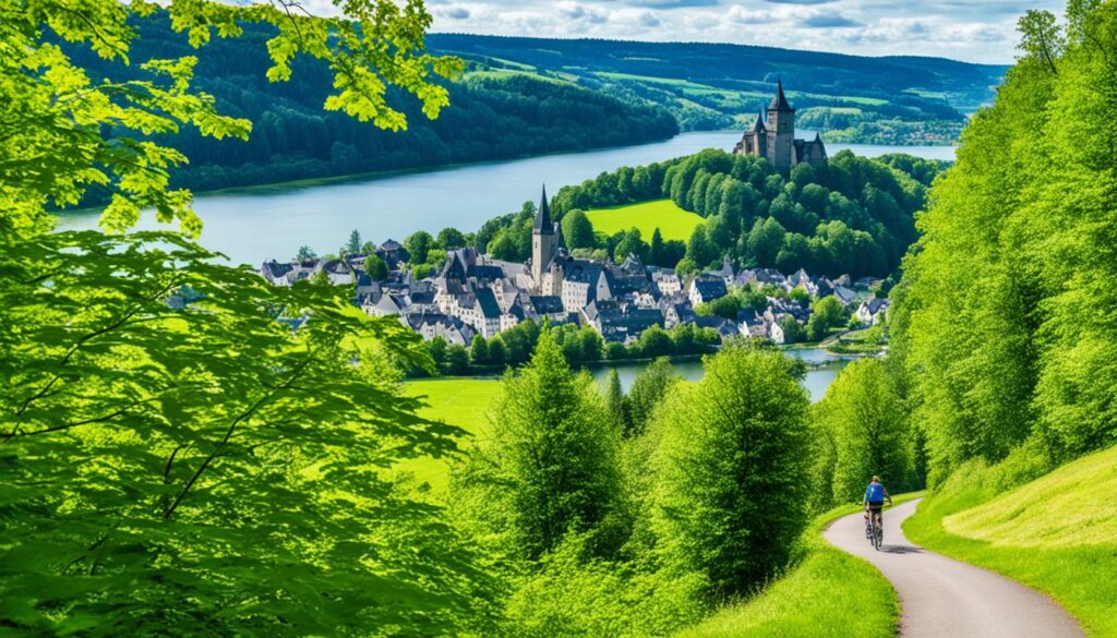 Best bike routes in Echternach Best bike routes in Echternach
