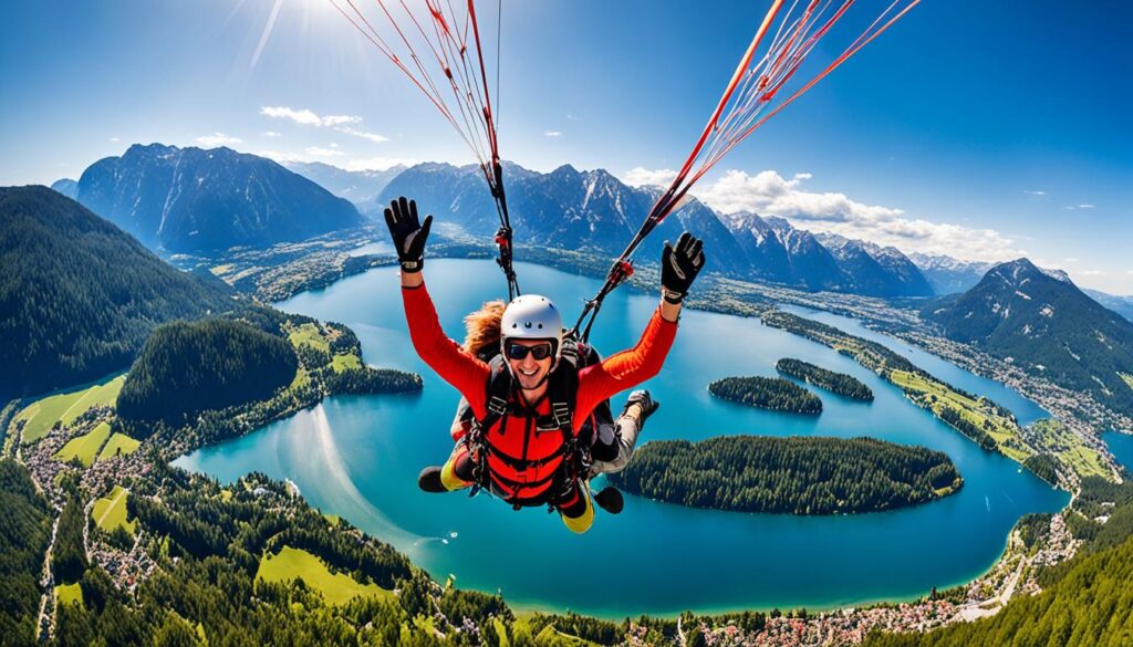 Bled paragliding photography Bled paragliding photography