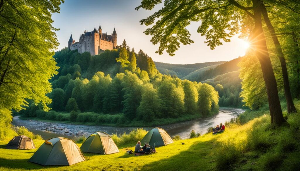 Camping facilities near Vianden Castle Camping facilities near Vianden Castle
