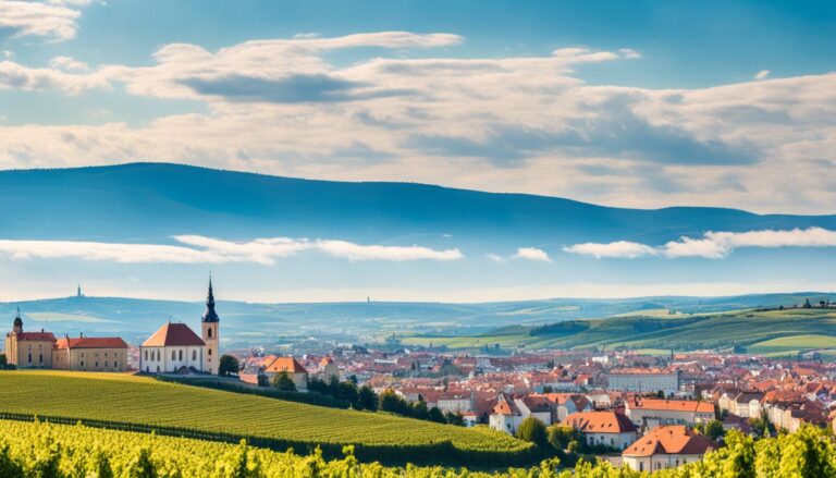Can I explore the wine region near Nitra?