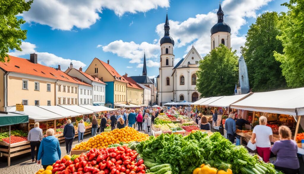 Cesis food market Cesis food market