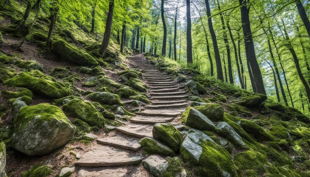 Challenging hiking trail in Nitra Zobor Hill Challenging hiking trail in Nitra Zobor Hill