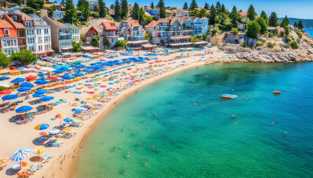 Chernomorets beach Chernomorets beach