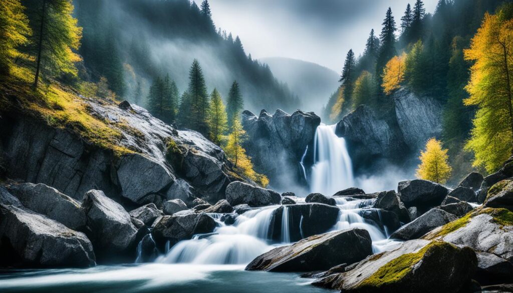 Clervaux Lake waterfalls Clervaux Lake waterfalls