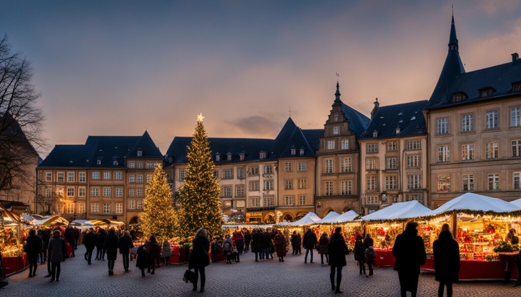 Echternach Christmas Market Location Echternach Christmas Market Location