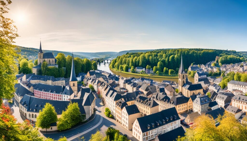 Echternach cityscape Echternach cityscape