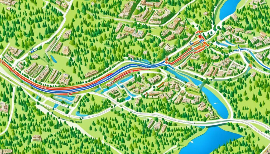 Esch-sur-Sûre trail maps Esch-sur-Sûre trail maps
