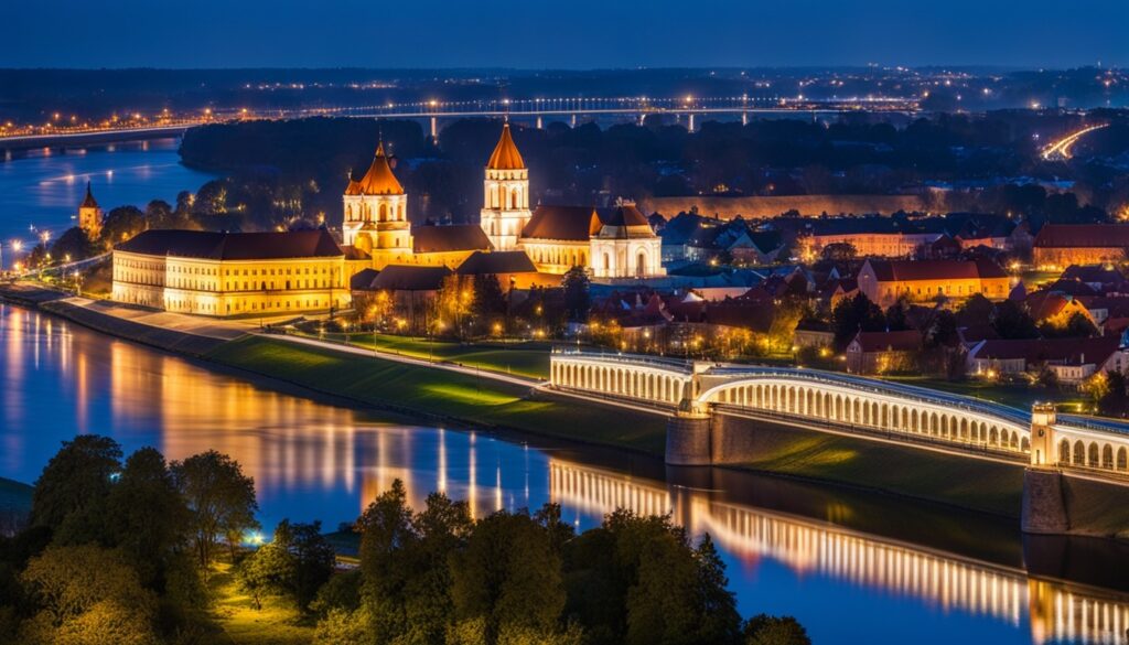 Explore Kaunas at Night Explore Kaunas at Night