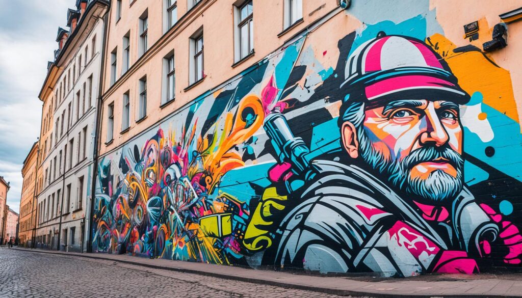 Exploring graffiti in the streets of Riga Exploring graffiti in the streets of Riga