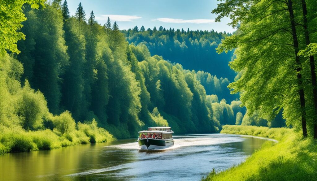 Gauja River cruise Gauja River cruise