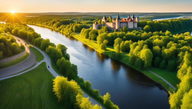 Hiking trails near Narva with scenic views