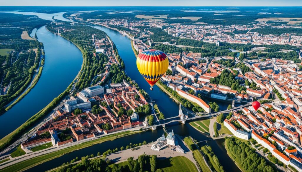Kaunas hot air balloon ride Kaunas hot air balloon ride