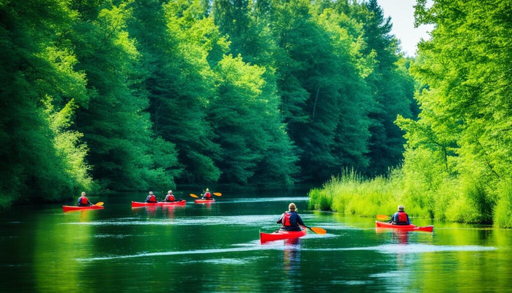 Kayaking routes in Klaipeda Kayaking routes in Klaipeda
