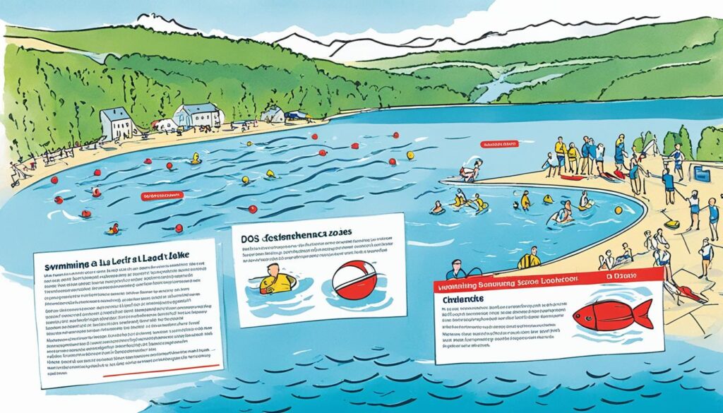 Lac d'Echternach swimming guidelines Lac d'Echternach swimming guidelines