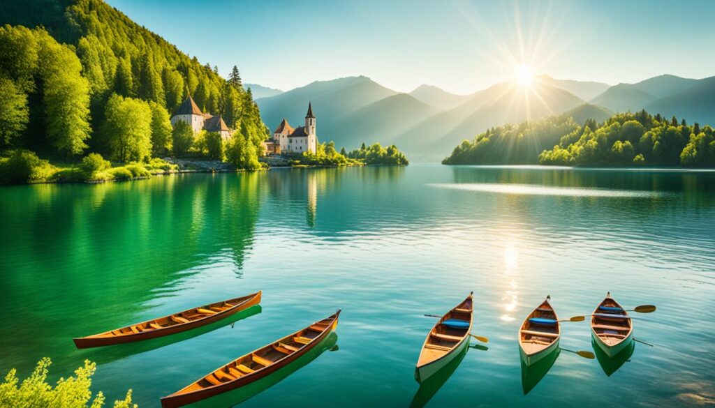 Lake Bled rowboat rentals Lake Bled rowboat rentals