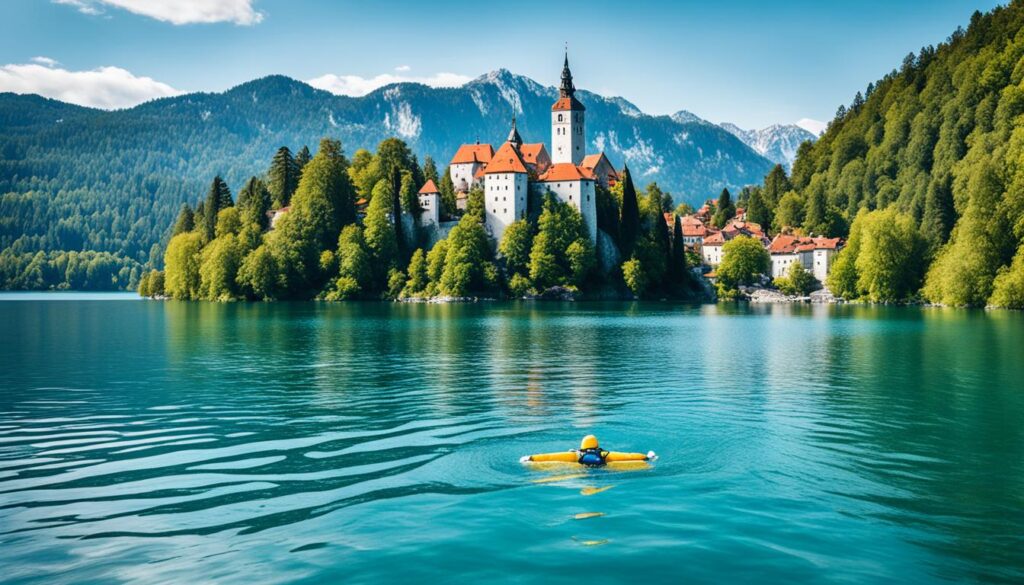 Lake Bled swim safety Lake Bled swim safety