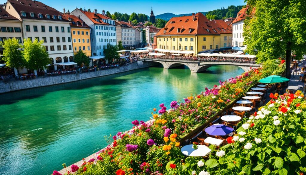 Ljubljana Riverside Cafe Ljubljana Riverside Cafe