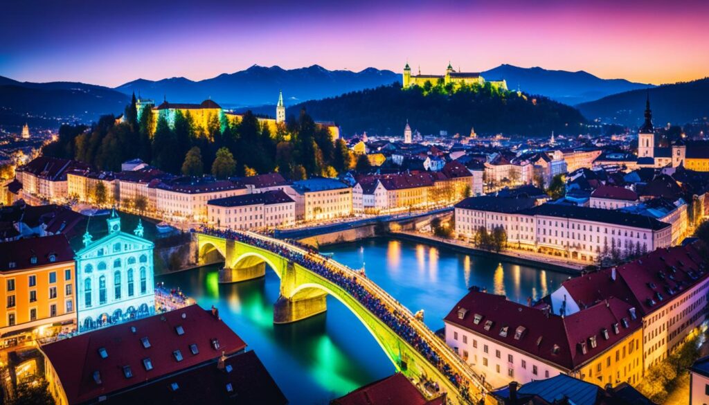 Ljubljana at Night Ljubljana at Night