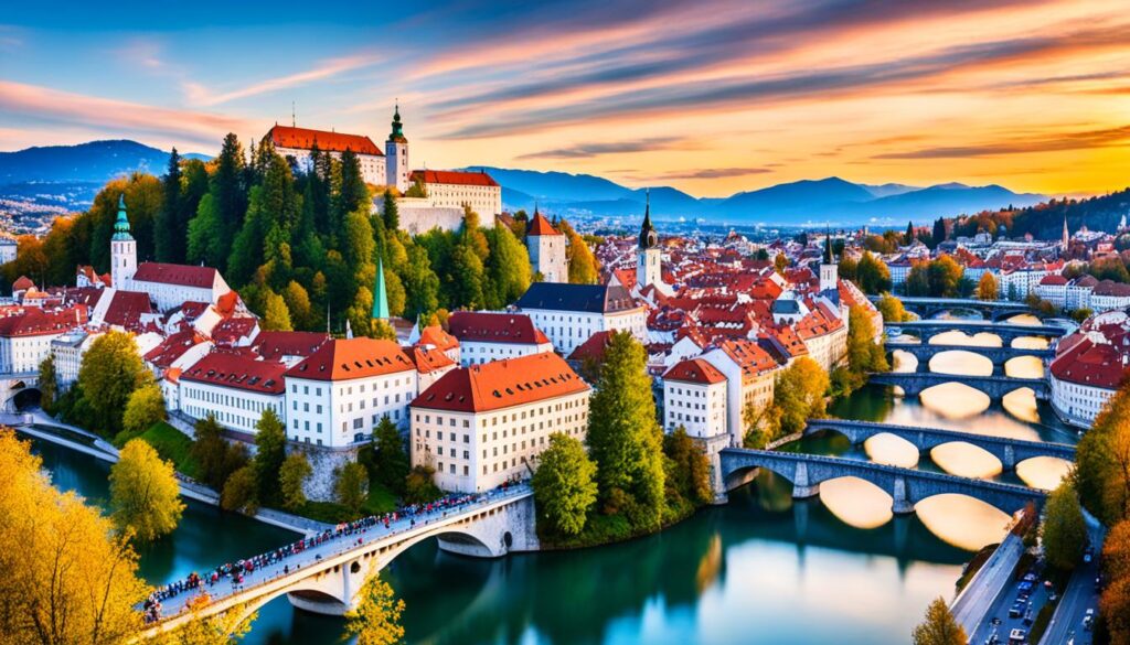 Ljubljana landmarks Ljubljana landmarks