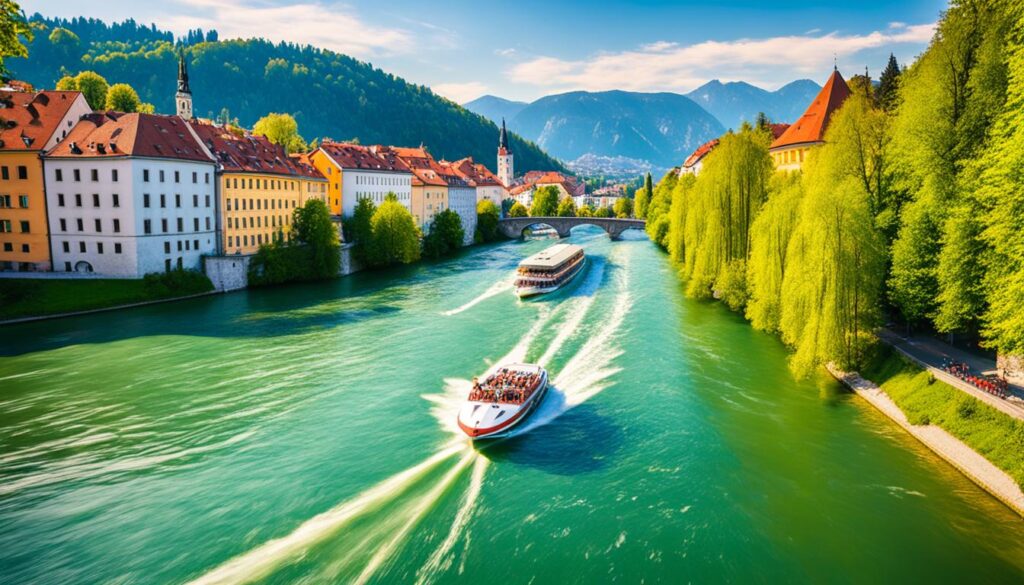 Ljubljana river cruise Ljubljana river cruise