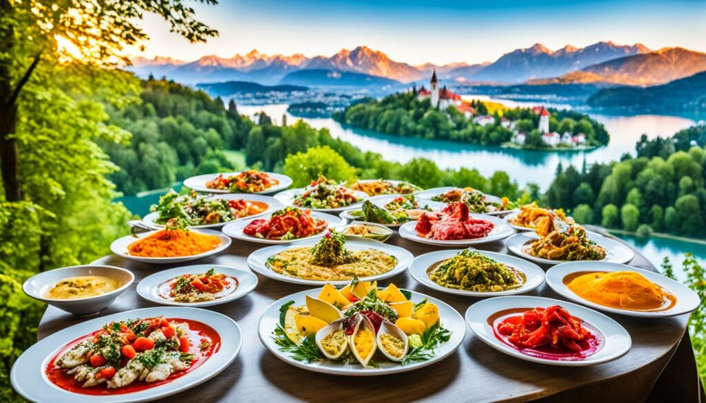 Local cuisine in Bled Local cuisine in Bled