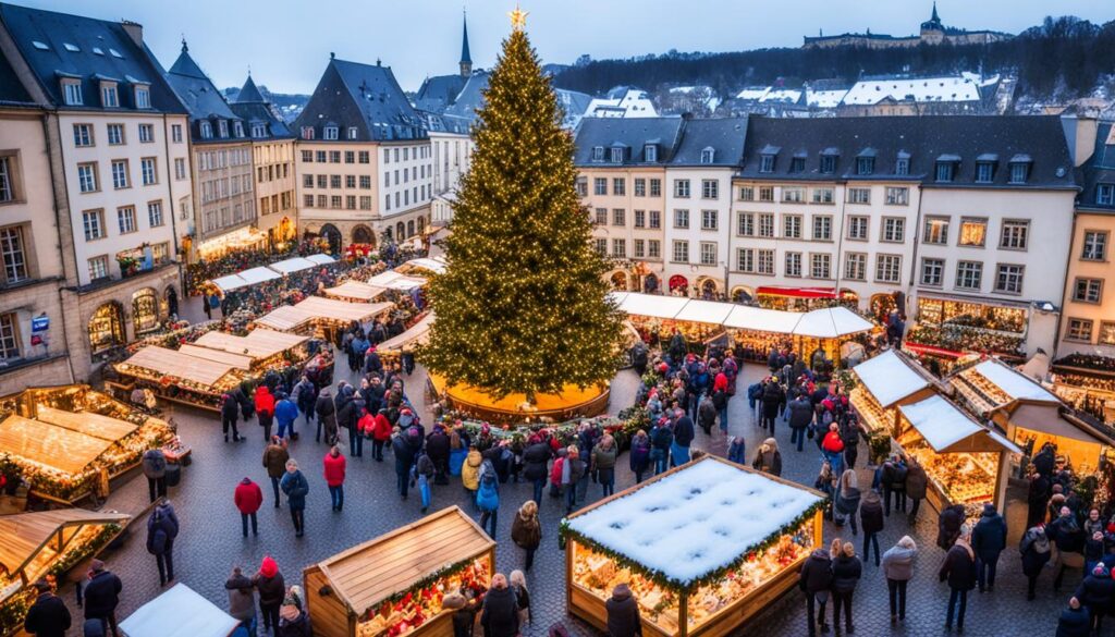 Luxembourg City Holiday Market Luxembourg City Holiday Market