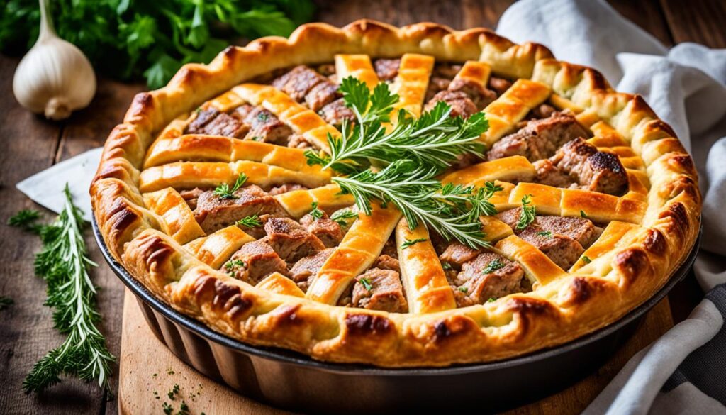 Luxembourgish meat pie Luxembourgish meat pie