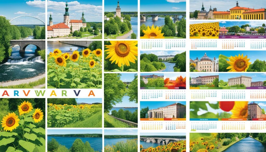 Narva sightseeing calendar Narva sightseeing calendar